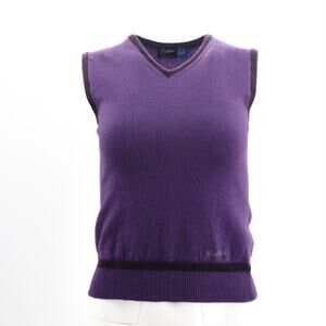Claude Montana Montana Blu Vintage Purple Sweater Vest